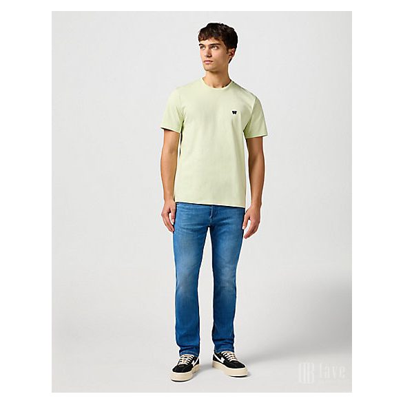 Wrangler ● Sign Off Tee ● világoszöld rövid ujjú póló