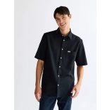 Wrangler ● SS 1PKT Shirt ● fekete rövid ujjú pamut ing
