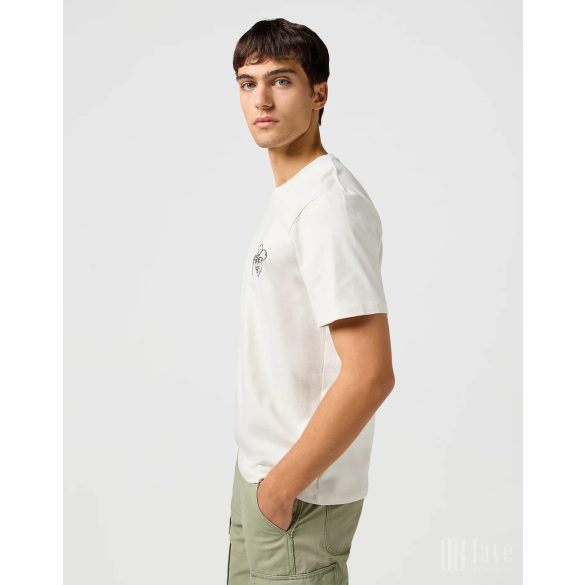 Wrangler ● Small Graphic Tee ● törtfehér rövid ujjú póló