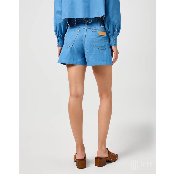 Wrangler ● Pleated Short ● világoskék farmersort