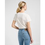 Lee ● Small Logo Tee ● törtfehér rövid ujjú póló 