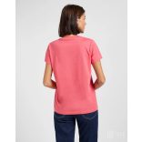 Lee ● Small Logo Tee ● pink rövid ujjú póló 