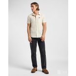 Lee ● Leesure Shirt ● drapp csíkos rövid ujjú ing