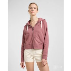 Lee ● Zip Through Hoodie ● bordós kapucnis kardigán