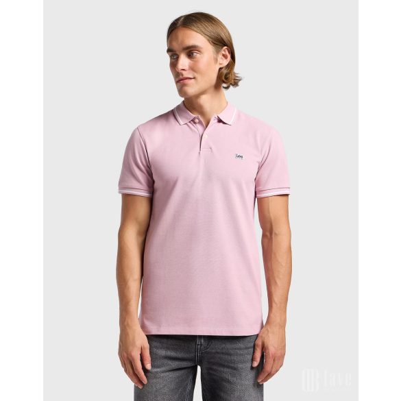 Lee ● Polo Shirt ● rózsaszínes rövid ujjú piké póló