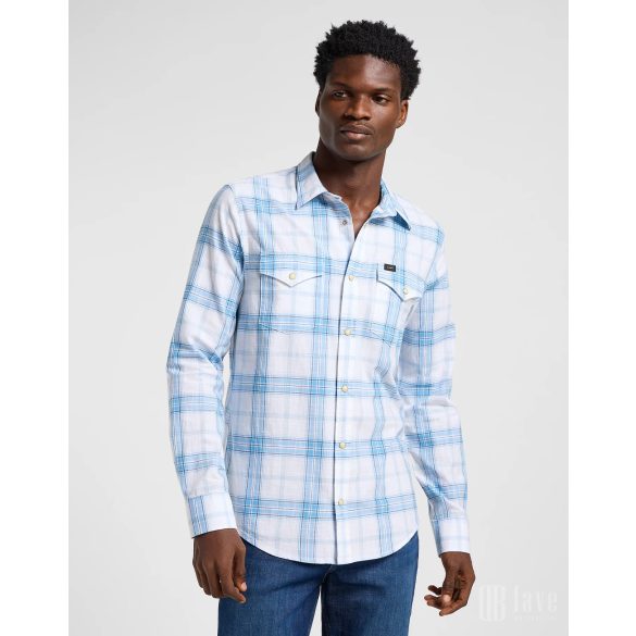 Lee ● Clean Western Shirt ● kék kockás hosszú ujjú ing