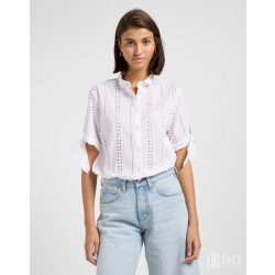 Lee ● Camp Tie Shirt ● fehér madeira rövid ujjú ing