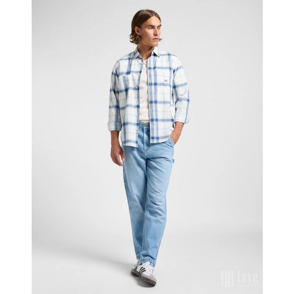 Lee ● Workwear Shirt ● kék kockás hosszú ujjú ing