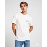 Lee ● Relaxed Graphic Tee ● törtfehér mintás rövid ujjú póló 