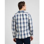 Lee ● Button Down Shirt ● kék kockás hosszú ujjú ing