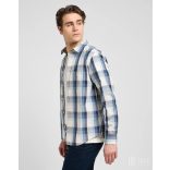 Lee ● Button Down Shirt ● kék kockás hosszú ujjú ing