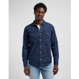 Lee ● Regular Western ● kék koptatott hosszú ujjú farmering 