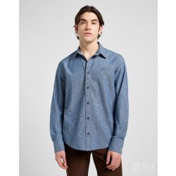 Lee ● Patch Shirt ● kék hosszú ujjú ing