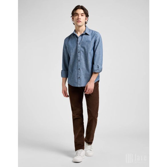 Lee ● Patch Shirt ● kék hosszú ujjú ing