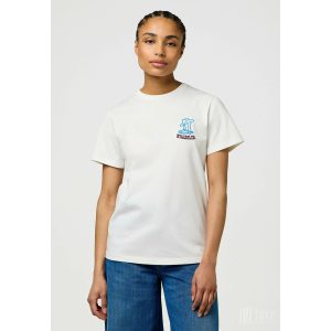 Wrangler ● Graphic Tee ● fehér hímzett rövid ujjú póló