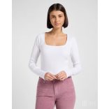 Lee ● Square Neck ● törtfehér hosszú ujjú póló