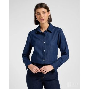 Lee ● Classic Shirt ● sötétkék hosszú ujjú ing