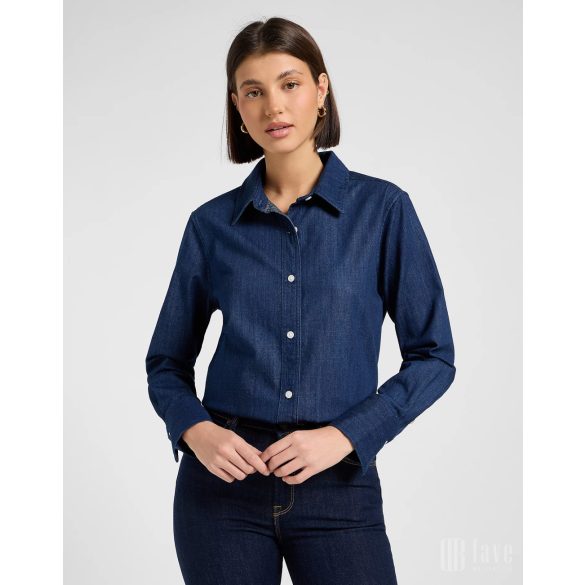 Lee ● Classic Shirt ● sötétkék hosszú ujjú ing