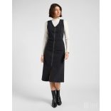 Lee ● Long Vest Dress ● fekete ujjatlan farmerruha