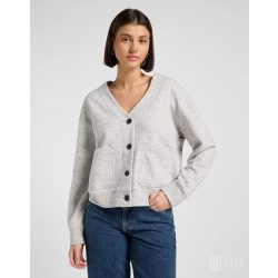 Lee ● Cardigan ● szürke melange pamut kardigán