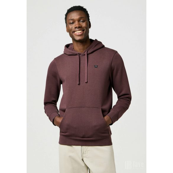 Wrangler ● Sign Off Hoodie ● barna kapucnis pulóver