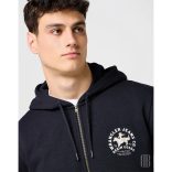 Wrangler ● Graphic Zip ● fekete kapucnis kardigán