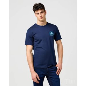Wrangler ● Small Graphic Tee ● sötétkék rövid ujjú póló
