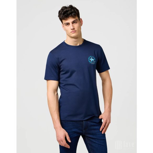 Wrangler ● Small Graphic Tee ● sötétkék rövid ujjú póló