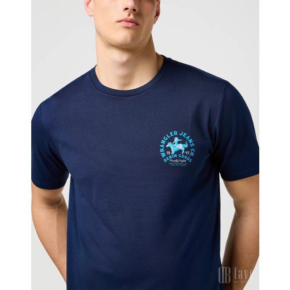 Wrangler ● Small Graphic Tee ● sötétkék rövid ujjú póló