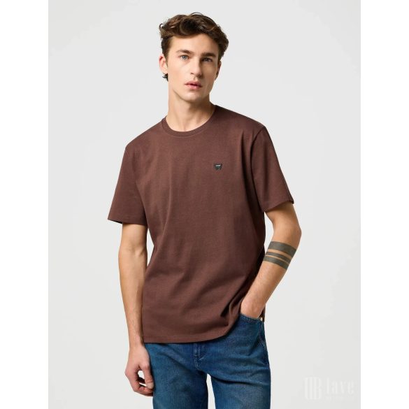 Wrangler ● Sign Off Tee ● barna rövid ujjú póló