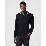 Wrangler ● LS Polo ● fekete hosszú ujjú piké póló