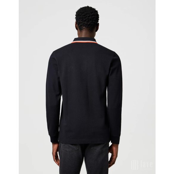 Wrangler ● LS Polo ● fekete hosszú ujjú piké póló