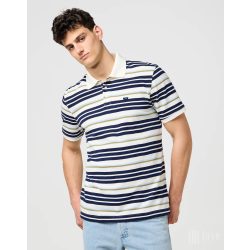   Wrangler ● Stripe Polo ● fehér csíkos rövid ujjú piké póló