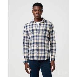   Wrangler ● Indigo Shirt ● kék  kockás hosszú ujjú ing 