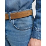 Lee ● Suede Belt ● barna hasított bőröv 