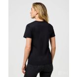 Wrangler ● Sign Off Tee ● fekete rövid ujjú póló