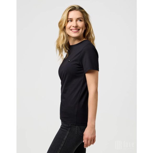 Wrangler ● Sign Off Tee ● fekete rövid ujjú póló