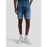 Lee ● Rider Short Slim ● középkék koptatott farmersort