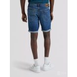 Lee ● Rider Short Slim ● középkék koptatott farmersort