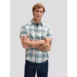 Lee ● Western Shirt ● zöld kockás rövid ujjú ing