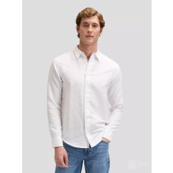 Lee ● Patch Shirt ● fehér hosszú ujjú len ing