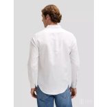Lee ● Patch Shirt ● fehér hosszú ujjú len ing