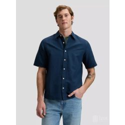 Lee ● SS Shirt ● kék len rövid ujjú ing