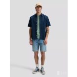 Lee ● SS Shirt ● kék len rövid ujjú ing