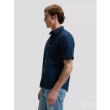 Lee ● SS Shirt ● kék len rövid ujjú ing