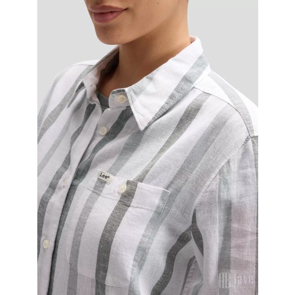 Lee ● All Purpose Shirt ● zöld csíkos hosszú ujjú ing