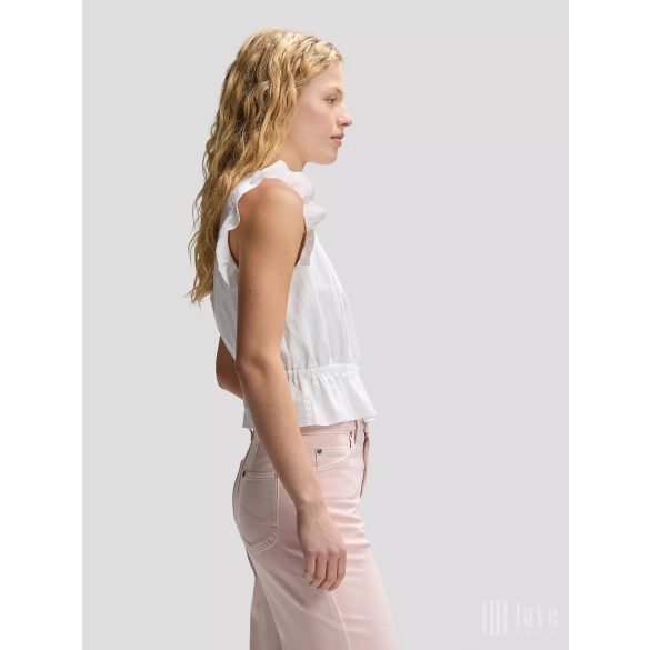 Lee ● Ruffle Sleeve Shirt ● fehér fodros ujjú ing