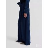 Lee ● Pleated Wide Leg ● kék bőszárú nadrág 