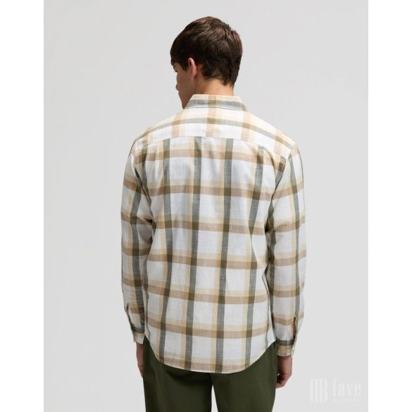 Lee ● Workwear Shirt ● khakizöld kockás hosszú ujjú ing