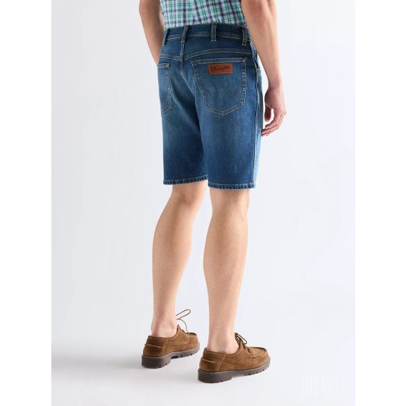 Wrangler ● Texas Short ● kék koptatott farmer bermuda